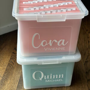 Children's Keepsake Memory Box Tote